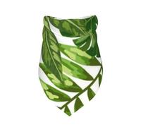 Meymuise Pet Bandana, Tropical Leaves Exotic Palm Foliage Jungle