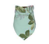 Meymuise Pet Bandana, Vintage Elegant Pink Red Roses Pattern | Breathable Scarf Fashion Neckerchief Soft Triangle Bib for Dogs and Cats, Gifts Wear Holiday Parties Daily Grooming