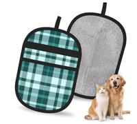 Meymuise Pet Cleaning Gloves, Washable Reusable Anti Slip Magic Brush | Pet Hair Remover Mitt, Carpet Car Seats Clothing Kitchen For Dog Cat,Pit Bull T Bone Graphic