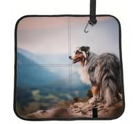 Meymuise Seat Cushions, Australian Shepherd Mountains Aussie Pets Dogs | Camping Mat Portable Foldable Seat Pads Heat Insulated Compact Walking Pad Outdoor Cushion for Garden Outdoors Travel Park