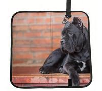 Meymuise Seat Cushions, Cane Corso Big Black Dogs Pets | Camping Mat Portable Foldable Seat Pads Heat Insulated Compact Walking Pad Outdoor Cushion for Garden Outdoors Travel Park