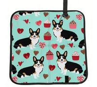 Meymuise Seat Cushions, Corgi Tri Colored Dogs Dog | Camping Mat Portable Foldable Seat Pads Heat Insulated Compact Walking Pad Outdoor Cushion for Garden Outdoors Travel Park