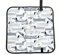 Meymuise Seat Cushions, Dachshund Dogs | Camping Mat Portable Foldable Seat Pads Heat Insulated Compact Walking Pad Outdoor Cushion for Garden Outdoors Travel Park