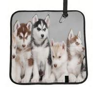 Meymuise Seat Cushions, Puppies Dogs | Camping Mat Portable Foldable Seat Pads Heat Insulated Compact Walking Pad Outdoor Cushion for Garden Outdoors Travel Park
