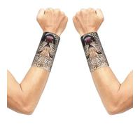 Meymuise Sweat Wristbands, Cheetah | 2 PCS Elastic Compression Sweatbands Moisture Wicking Soft Breathable Wrist Support Arm Bands for Gym Sports Exercise