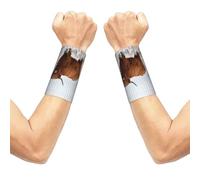 Meymuise Sweat Wristbands, Scottish Highlands Winter Landscape | 2 PCS Elastic Compression Sweatbands Moisture Wicking Soft Breathable Wrist Support Arm Bands for Gym Sports Exercise