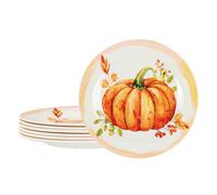 MEYREMUI Melamine pumpkin salad plates of 6
