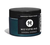 MEYSPRING Imperial Emerald - Intense Green Mica Powder for Epoxy Resin - Pigment Powder for Resin Art, Casting Resin and UV Resin - Epoxy Pigment - Green Color for Resin, Emerald Green