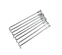 MEYTXOA Bike Spokes 36pcs/lot Motorcycle Front And Rear Spokes 10G 3.0mm*55-215mm Electric Bicycle Spoke Parts(3.0mmX85mm)