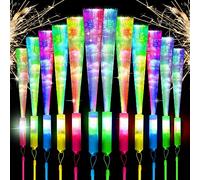MeYuxg 12pcs Glow Sticks Party Supplies, 3 Modes Colorful Flashing LED Light Up Wands Glowsticks for Kids Party Favors