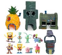 MeYuxg Aquarium Decoration - Pineapple House, Fish Tank Ornaments, Plastic Cave for Underwater Landscaping