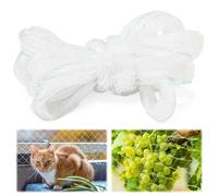 MeYuxg Cat Net for Balcony, High-Strength Nylon, 5 cm x 3 m Cat Net for Balcony, No Drilling and Windows, Cat Protection Net, Transparent Cat Net Balcony for Balconies, Windows, Gardening, Planting