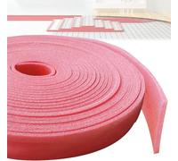 MeYuxg Edge Insulation Strips, Self-Adhesive, Pink, 60 mm x 5 mm x 10 m, Sound & Thermal Insulation, IN-605-10M-PINK