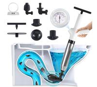 MeYuxg High Pressure Toilet Plunger, Toilet Plunge Blaster Multi Drain Unclogger for Toilets Bathroom Floor Drain Sinks, Powerful Air Drain Blaster Effective Toilet Cleaning Tools