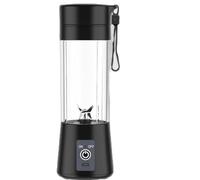 MeYuxg Portable Mixer for Smoothies and Shakes, 400 ml Mini Smoothie Maker To Go with 6 Stainless Steel Blades, Rechargeable Type-C Portable Blender with Handle Lid for Travel Sports Kitchen