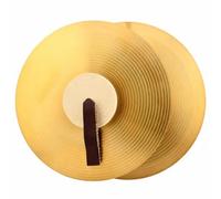 MEYZJRC Alloy Hand s | Traditional Gold-Tone Finish, Marching s with Straps, for processions, Rehearsals, Students, 14 Inch