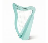 MEYZJRC Beginner-Friendly with 15 Strings Easy to Tune String Instrument for Beginners, Students, Music Rehearsal Home Decor, Green