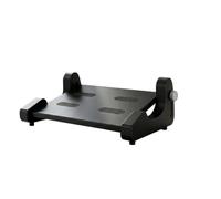 MEYZJRC Office Footstool Adjustable Foot Rest Desk Footrest Ergonomic Stool with Cylindrical Upper Bar and Angle Control Anti Slip Pads PP Suitable for Computer Work Reading Home use, Array, Black