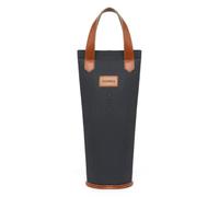 MEYZJRC Portable Carrier With Sturdy Brown Handle And Smooth Zippered For Reliable Temperature Maintenance On Outdoor Trips, Black, Black, 1.5 L Single-bottle Bag, Model 22061