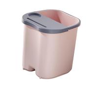 MEYZJRC Portable Foot Bath Tub, Comfortable, Sturdy, Ideal for Adults, for Relaxing at Home Or in The Dorm, with Foot Massage, pink