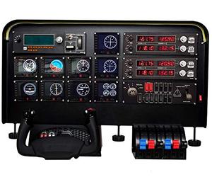 Meza Mount Flight Hero -Simulator Cockpit Panel Compatible with Logitech and Saitek(not Include Game-Device)