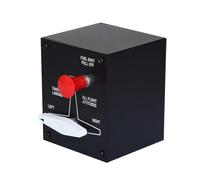 Meza Sim-Flight Simulator Fuel Tank Selector with Fuel Shutoff Knob, Desk Clamp Mount, USB Plug and Play for MSFS 2020/2024, X-Plane and PC