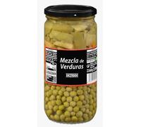 Mezcla de Verduras, Mixed Vegetables in Brine, 660g Net Weight, 400g Drained Weight pack de 2