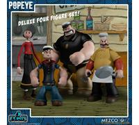 Popeye Mezco Toys 5 Points Action Figures Deluxe Box Set 9 cm, Multicolor, One Size (18060)