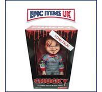 Mezco Bride of Chucky 15 Inch Talking Scarred Chucky Figure With Sound - NEW