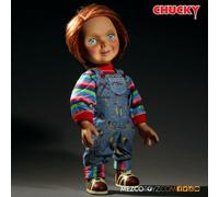 Mezco CHUCKY HAPPY FACE CHILDS PLAY Good Guys 15" Talking Doll NEW