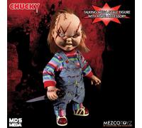 Child's Play Talking Mega Scale 15'' Scarred Chucky Doll +knife Mezco New
