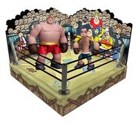 Mezco 5-Point Action Figures – Popeye & Oxheart – 9 cm – Plastic – Deluxe Boxed Set