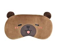 Mezeic Eye Mask for Sleeping, Capybara Sleep Mask Travel Blockout Sleeping Masks Eye Cover Novelty Cute Animal Eyeshade for Kids Girls Children Adult (Capybara)