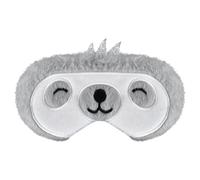 Mezeic Eye Mask for Sleeping, Sloth Sleep Mask Travel Blockout Sleeping Masks Eye Cover Novelty Cute Animal Eyeshade for Kids Girls Children Adult (Smile Sloth)