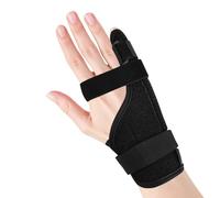 Mezeic Pinky Finger Splint, Trigger Finger Splints for Little Finger, Pinky Hand Support Brace for Left & Right Hand, Metacarpal Wrist Fingers Immobilizer for Arthritis, Tendonitis, Injury