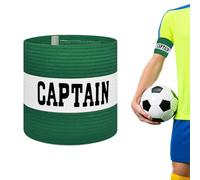 Mezeic Unisex Captain's Armband for Football, Adult & Junior Elastic Soccer Captain Armbands Team Sports Accessories - Green, One Size