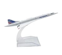 MEZHEN Aircraft Model Alloy 1/400 Scale Diecast Aircraft Model for Air France Concorde Aircraft Model Miniature Models Collection Gift Gift Christmas