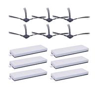 MezHi 12 Piece/batch Filter Replacement A4 A6 A4S A40 Hepa Filter And Foam Filter And Side Brush Spare Dust Filter Cleaning