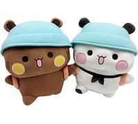 MezHi Bubu and Dudu Plush, Adorable Soft Plush Animal Pillow, Birthday Party Gifts for Boys and Girls-2pcs