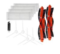 MezHi Compatible For S12 / B106GL / S10 / Mop 2S / Mop P/Mop Pro / STYJ02YM / VXVC01-JG Main Side Brush Hepa Filter Mop Cloth (Color : SET L)