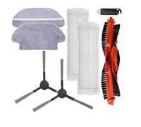 MezHi Compatible For S12 / B106GL / S10 / Mop 2S / Mop P/Mop Pro / STYJ02YM / VXVC01-JG Main Side Brush Hepa Filter Mop Cloth (Color : SET D)