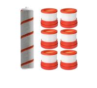 MezHi Compatible For V8 / V9 / V9B / V9D / V9P / V10 / V11 / V12 / V16 Soft Brush Roller Hepa Filter Spare Part Accessories (Color : Set I)