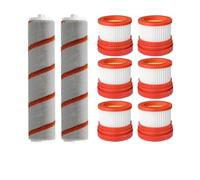 MezHi Compatible For V8 / V9 / V9B / V9D / V9P / V10 / V11 / V12 / V16 Soft Brush Roller Hepa Filter Spare Part Accessories (Color : Set J)