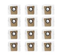MezHi For Mijia B101CN 3C S10/S10 Pro W10S/W10S PRO Robot Replacement Main Side Brush HEPA Filter Mop Vacuum Spare Part (Color : 12 Dust Bags)