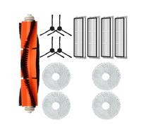 MezHi For Mijia B101CN 3C S10/S10 Pro W10S/W10S PRO Robot Replacement Main Side Brush HEPA Filter Mop Vacuum Spare Part (Color : 005)