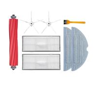 MezHi For S7 S70 S75 S7 Max T7S / T7S Plus Hepa Filter Mop Cloth Main Side Brush Vacuum Cleaner Parts Accessories (Color : Set 1)