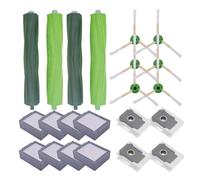 MezHi Hepa Filter Mop Rag For I3, I3+, I4, I6, I6+, I7, I7+, I8, I8+, E5, E6, E7, J7 Robot Vacuum Main Side Brush (Color : 18)