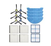 MezHi Hepa Filter + Side Brush + Main Filter + Mop Cloth For V8 V8s X750 X800 X785 V80 Vacuum Cleaner Spare Parts (Color : H)