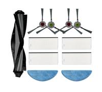 MezHi K650 Robot Vacuum Cleaner Parts Main Side Brush Hepa Filter Mop Cloths Rag Replacement Accessories (Color : X)