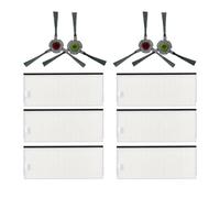 MezHi K650 Robot Vacuum Cleaner Parts Main Side Brush Hepa Filter Mop Cloths Rag Replacement Accessories (Color : 002)